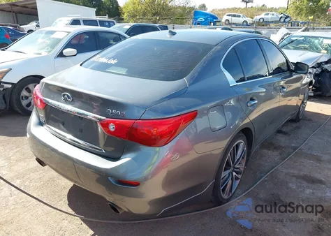 2014 Infiniti Q50 Sport z USA, uszkodzony, nr VIN JN1BV7AR5EM700387